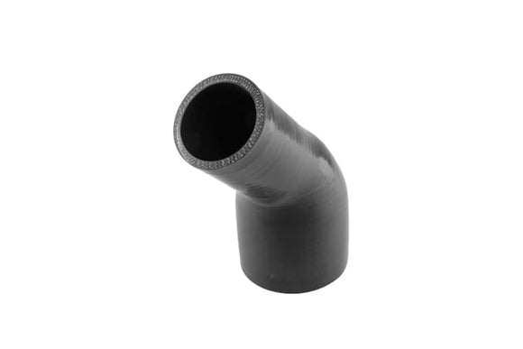 Turbosmart Hose 45 Deg Reducer Elbow 2.00-3.00 - Black