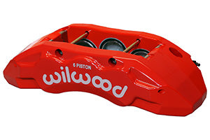 Wilwood Caliper-TX6R- L/H - Red 2.00/1.88/1.88in Pistons 1.38in Disc
