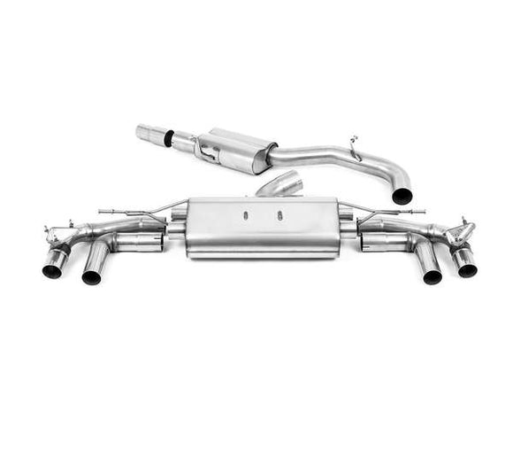 Milltek Non Resonated Cat-Back Exhaust - BMW / F91 M8 / F92 M8 Competition