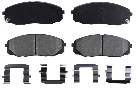 OEF3 OE Formulated Ceramic Front Brake Pads Inc. Install Hdw. 2015-2021 Kia Sedona