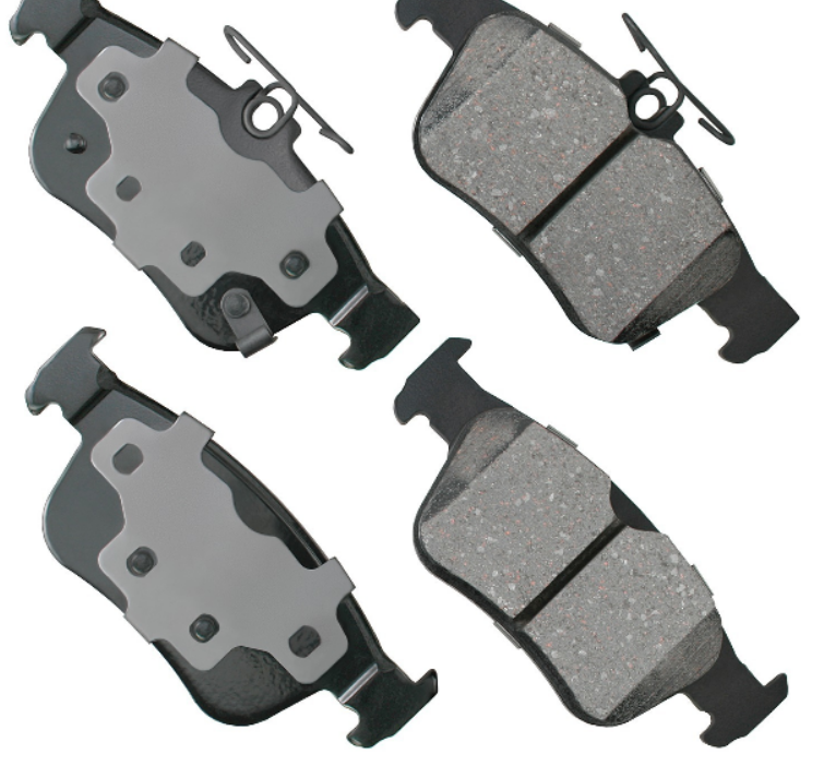 AKEBONO Pro-ACT Ultra-Premium Ceramic Rear Brake Pads 2016-2021
