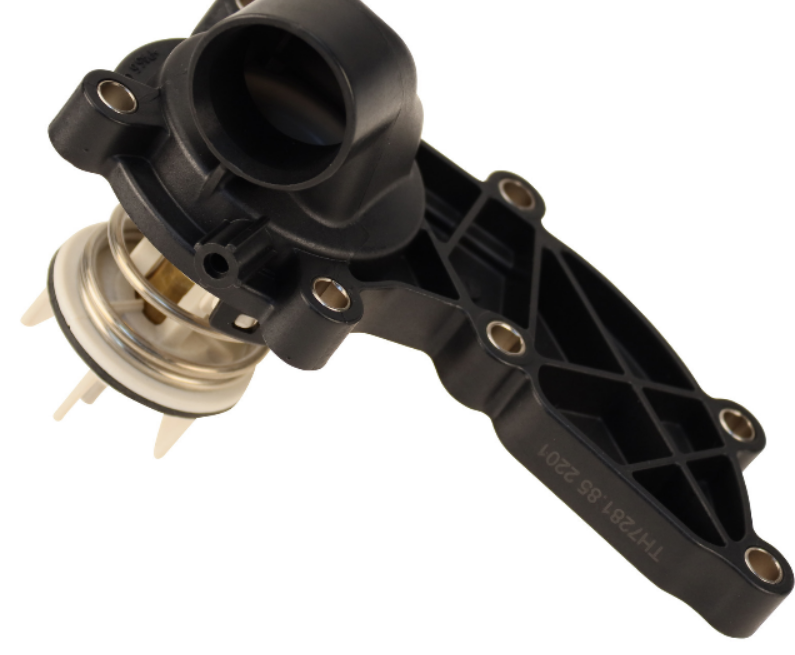 ZPY Engine Coolant Thermostat Kit For Audi S4 S5 S6 S7 A6 A7 Q7 Q8 – OEM 06M 121 115K, Metal & Plastic Construction