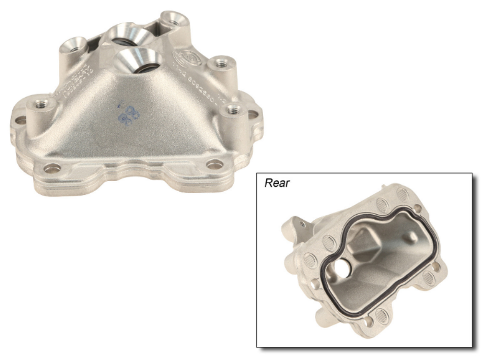 （＾ω＾） BMW Turbocharger Oil Return Line Flange - Genuine BMW 11428092560