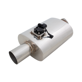 Xforce Varex Valved Oval Muffler in 4 Inch Inlet