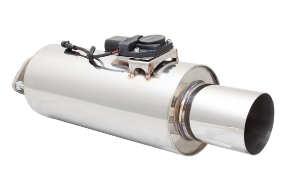 Xforce 3 Inch Cannon Style Varex Valved Universal Muffler