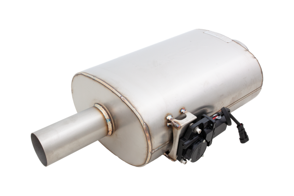 Xforce 2.5 Inch Varex Valved Muffler with Side Mount Motor