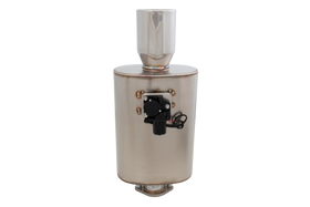 Xforce Varex Universal Oval 6X10". 16" Body Length.3" Flanged Inlet. 4" Single-" - 0