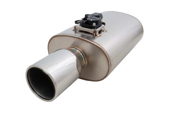 Xforce Varex Universal Oval 6X10". 16" Body Length.3" Flanged Inlet. 4" Single-"