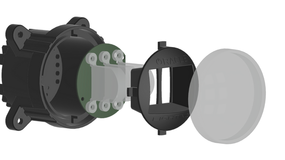 Oracle 60mm 30W Low Beam LED Emitter - 6000K SEE WARRANTY