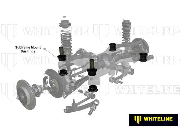 Whiteline 12+ Scion FR-S/Subaru BRZ/Toyota 86/Toyota GT-86 Rear Crossmember-Mount Insert Bushing