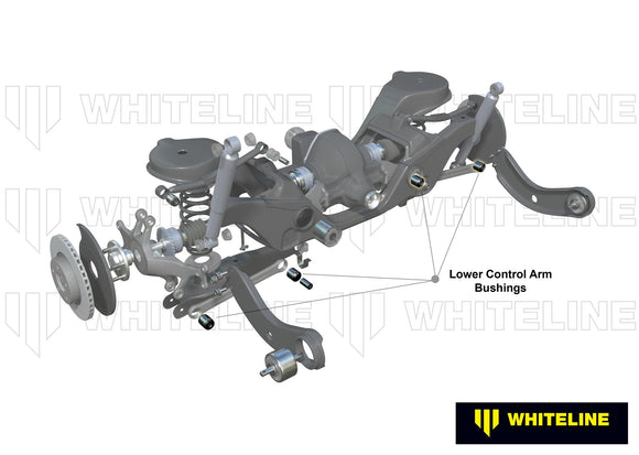 Whiteline Plus 09/02+ Ford Focus / 04-03/08 Mazda 3 Lower Rear Control Arm Bushing Kit