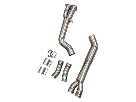 MAD BMW 2019+ X3M X4M F97 F98 S58 Single Resonated Midpipe