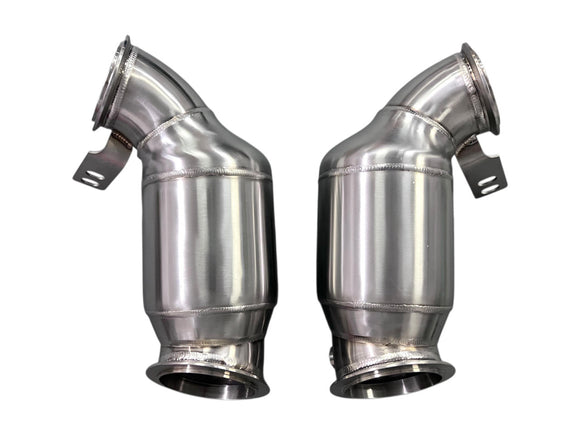 MAD BMW F9x M5 M8 Catted Downpipes W/ No CEL Guarantee