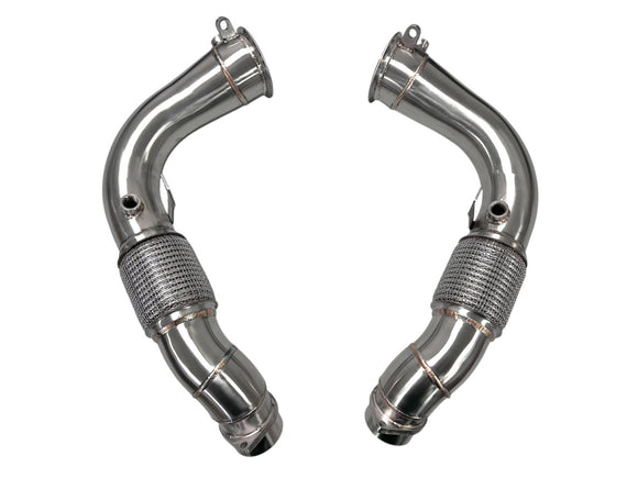 MAD BMW 2024+ X5M X6M F95 LCI F96 LCI Competition S68 Primary Downpipes Catless