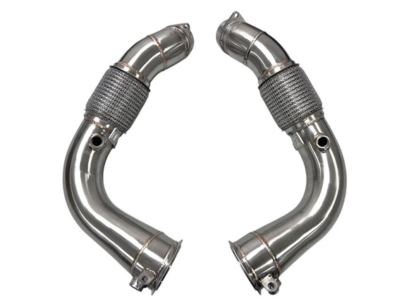 MAD BMW 2024+ X5M X6M F95 LCI F96 LCI Competition S68 Primary Downpipes Catless