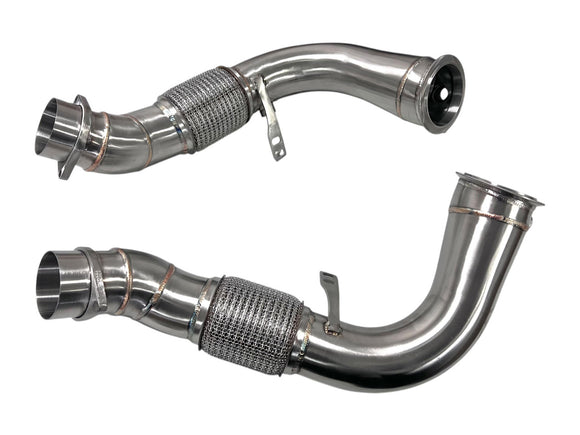 MAD BMW 2024+ X5M X6M F95 LCI F96 LCI Competition S68 Primary Downpipes Catless