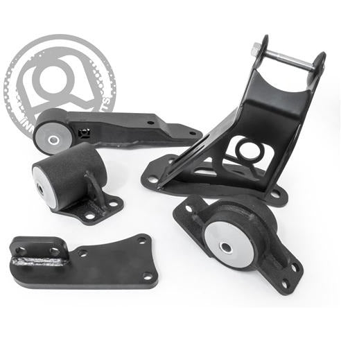 Innovative 00-07 Honda Insight K-Series Black Steel Mounts 75A Bushings (Auto to Manual)