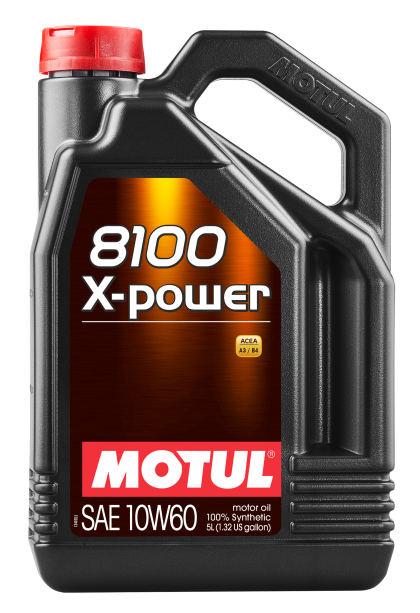 10W60 8100 X-Power Oil (5 Liter) - Motul 106144