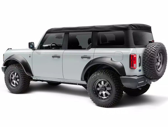 Bushwacker 2021+ Ford Bronco 4-Door Extend-A-Flares 4pc - Black