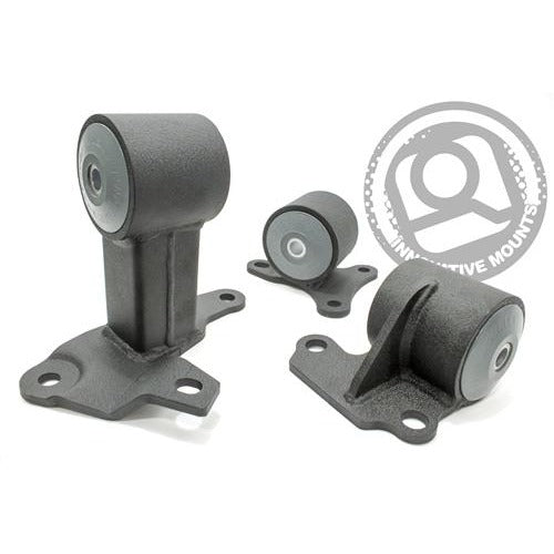Innovative 94-97 Accord H-Series Black Steel Mounts 75A Bushings
