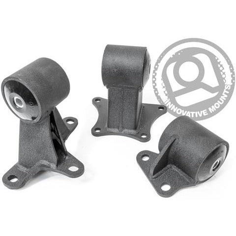 Innovative 94-97 Accord F-Series Black Steel Mounts 75A Bushings (EX Chassis)
