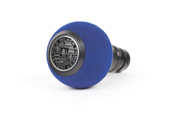 BFI Heavy Weight Shift Knob | Blue Alcantara & Black Anodized (BMW Fitment)