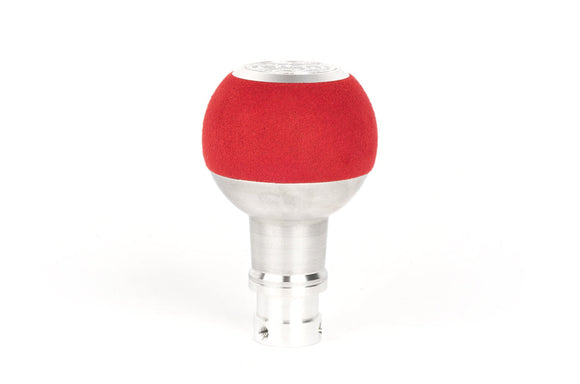 BFI GS2 Heavy Weight Shift Knob - Red Alcantara (BMW Fitment)