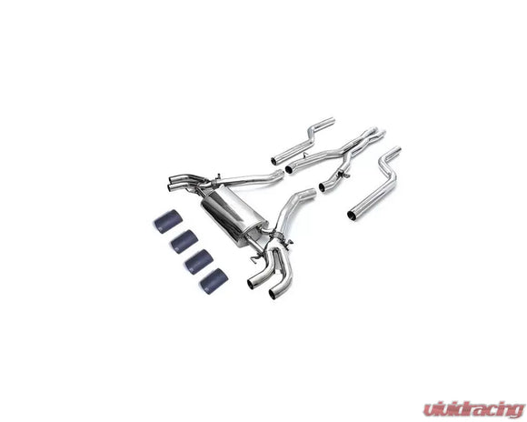 ARMYTRIX Valvetronic Exhaust System BMW X5 M F95 | X6 M F96 S63 4.4L V8 Twin-Turbo OPF II 2021+ - Matte Black