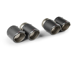 Akrapovic 2024+ BMW M5 (G90,G99) Round Carbon Fiber Tail Pipe Set