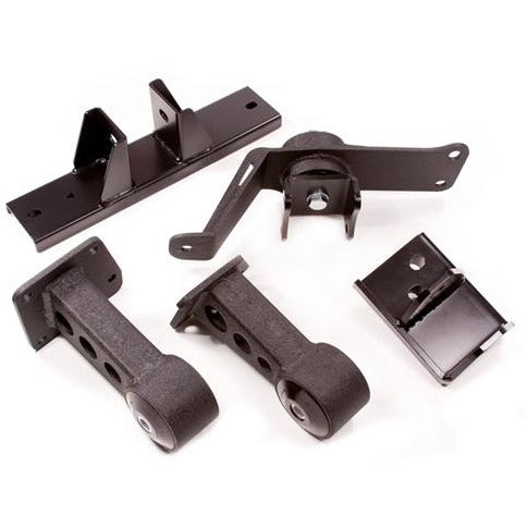 Innovative 00-09 Honda S2000 K-Series Black Steel Mounts 85A Bushings (K24 Engine)