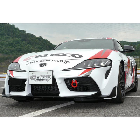 Cusco Folding Front Tow Hook 2020+ Toyota Supra (A90) 3.0L Turbo - Red