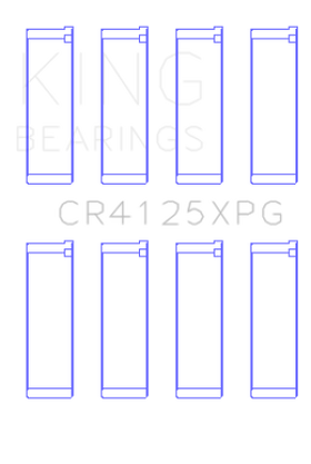 King Subaru EJ20/EJ22/EJ25 (Suites 52mm Journal Size) Tri-Metal Perf Rod Bearing Set - Size +.026mm - 0