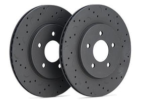 Hawk Talon 2009 BMW 335d E90 Body Code Drilled and Slotted Front Brake Rotor Set