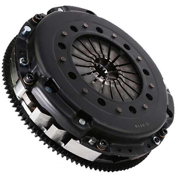 DKM Clutch MS Twin Disc Clutch Kit w/Steel Flywheel | 2000-2006 BMW E46 M3