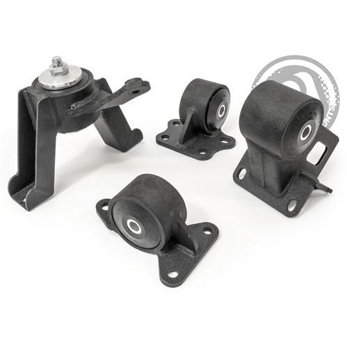 Innovative 00-05 Toyota MR2 Spyder 1ZZ Black Steel Mounts 85A Bushings
