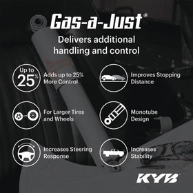 KYB 07-13 BMW 325i E90 Rear Shock Gas-A-Just - 0