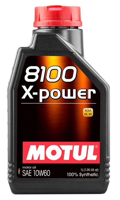 10W60 8100 X-Power Oil (1 Liter) - Motul 106142
