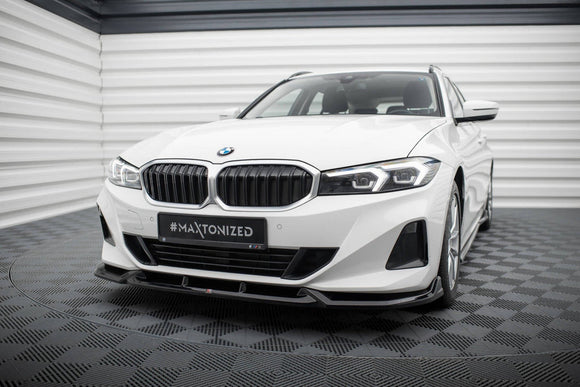 Maxton Design Front Splitter - BMW / 3 Sedan / G20 Touring / G21 Facelift | BM-3-21F-FD1G