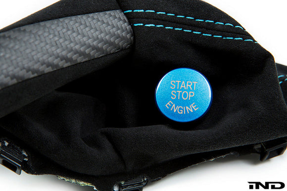 IND F10 M5 / F1X M6 Polar Blue Start / Stop Button