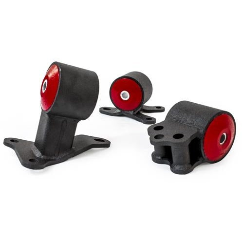 Innovative 94-01 Integra B-Series Black Steel Mounts 95A Bushings (Auto to Manual Cable)
