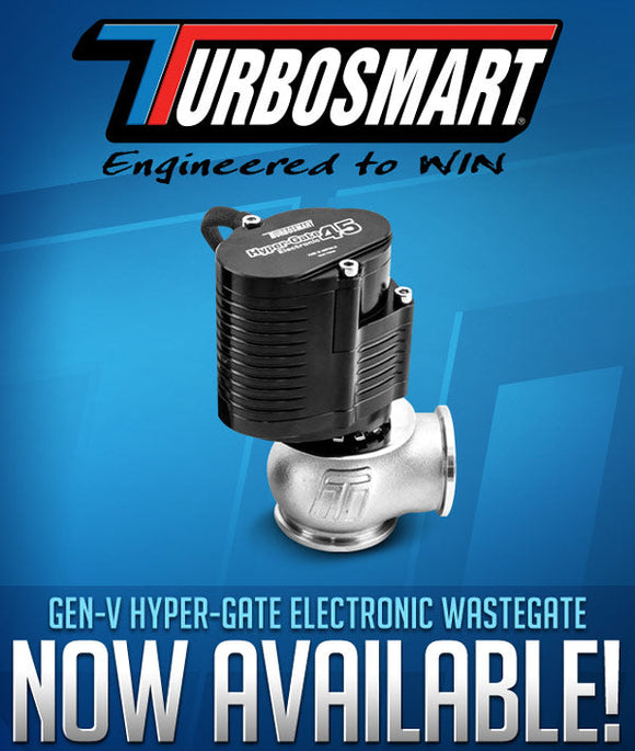Turbosmart WG45 Gen V Hyper-Gate 45 Electronic Wastegate - Black