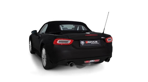 Remus 2016 Fiat 124 Spider 1.4L Turbo Axle Back Exhaust (Tail Pipes Req)