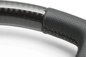 GReddy Sport Carbon/Leather Steering Wheel (16600007) - 0