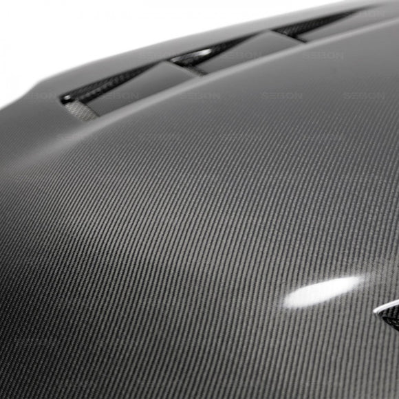 TS-style carbon fiber hood for 2007-2008 Nissan 350Z (also fits 2003-2006 models)