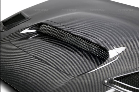 Seibon 15-17 Subaru Impreza WRX/STI CS Style Carbon Fiber Hood