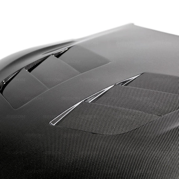 TSII-STYLE DOUBLE-SIDED CARBON FIBER HOOD FOR 2020-2021 TOYOTA GR SUPRA