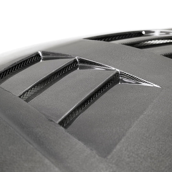 TSII-STYLE DOUBLE-SIDED CARBON FIBER HOOD FOR 2020-2021 TOYOTA GR SUPRA