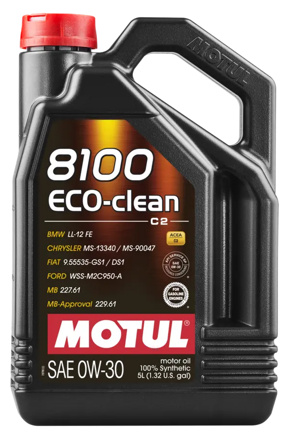 8100 ECO-CLEAN 0W30 Synthetic High Performance Engine Oil (5 LITER)