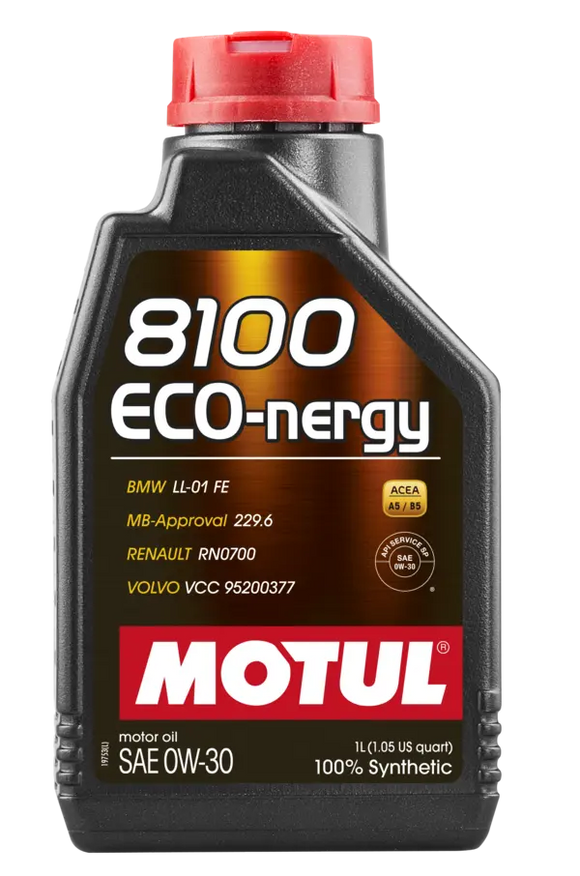 8100 ECO-NERGY 0W30 Synthetic High Performance Engine Oil (1 LITER)