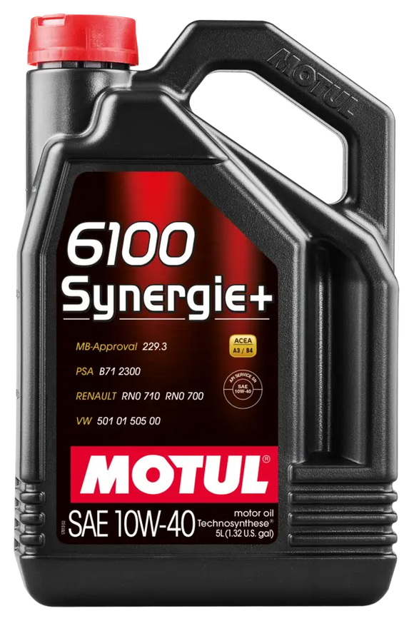 6100 SYNERGIE+ 10W40 (5 LITER) Technosynthese® Engine Oils